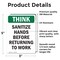 Signmission Safety Culture Sign, 3.5 in Width, Vinyl Decal, Rectangle OS-2PACK-TS-D-35-V-11909 - alternate 3